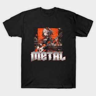 Metal Music Album Cover - Anime Shirt T-Shirt